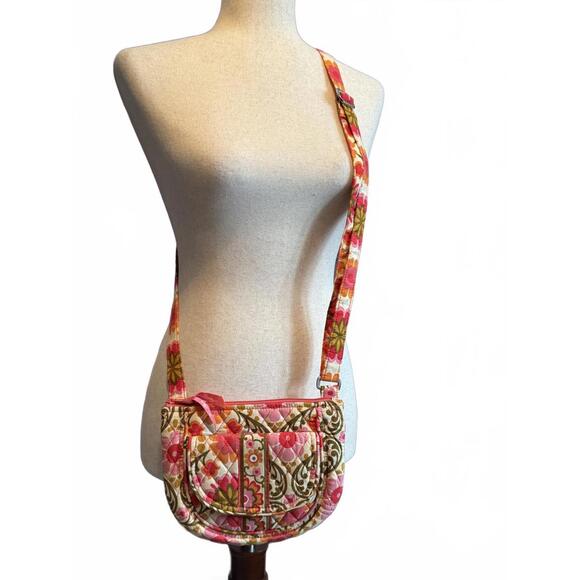 Vera Bradley Handbags - Vera Bradley Floral Quilted Crossbody Bag